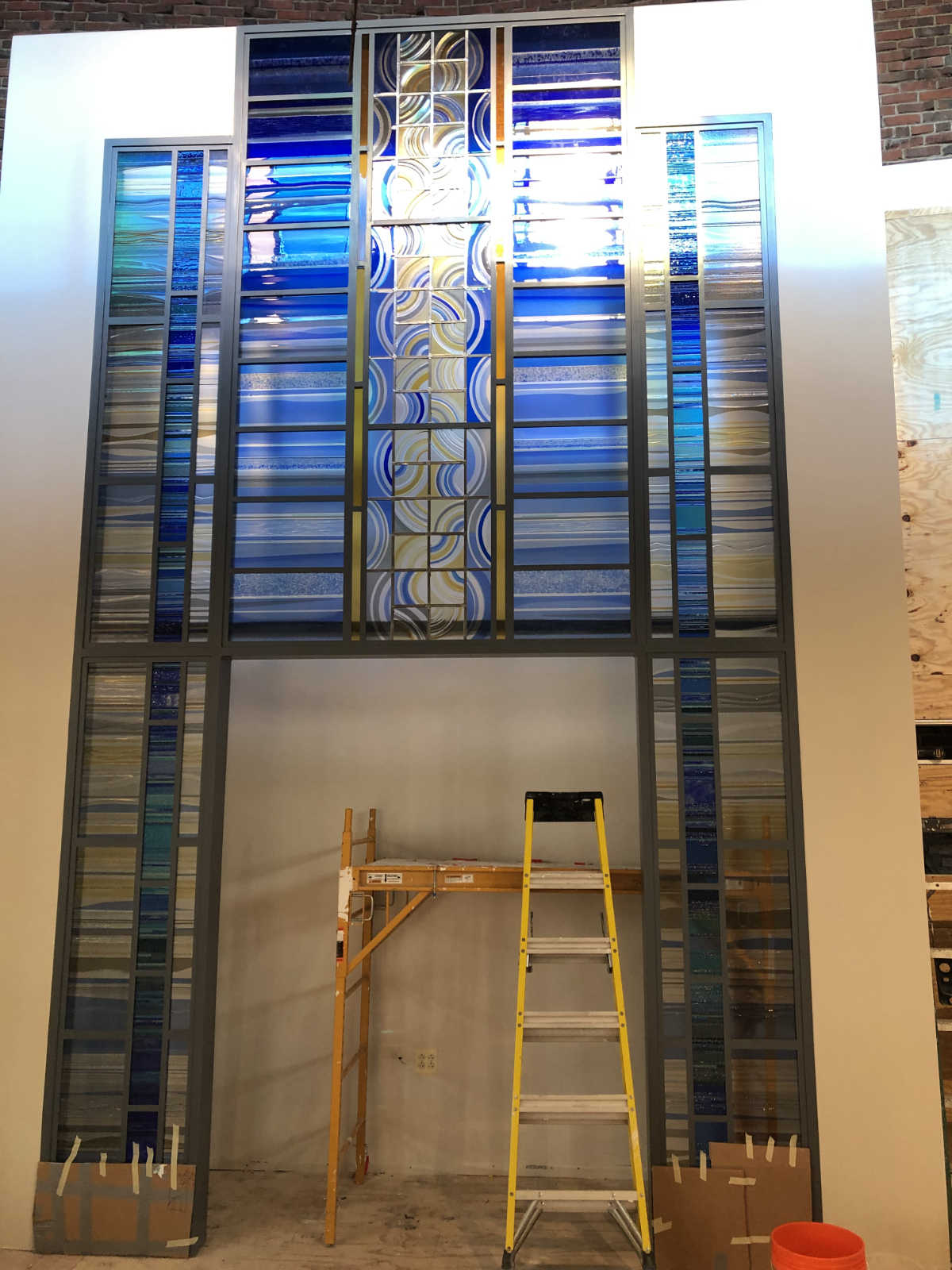 Aluminum Frame for Stained Glass Wall