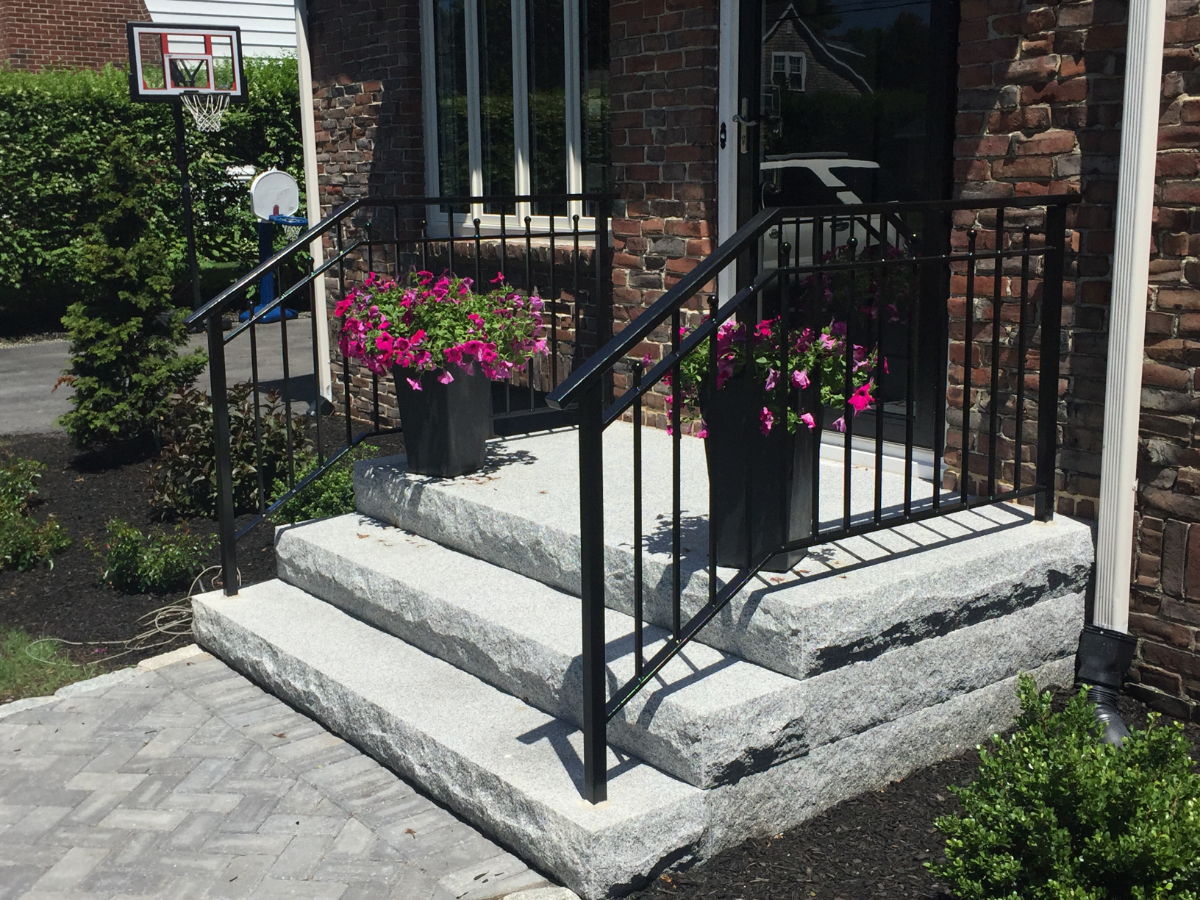 Handrails With Ball Cap Balusters